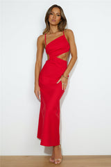 Count It In Maxi Dress Red