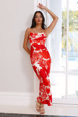 Simply Fabulous Midi Dress Orange