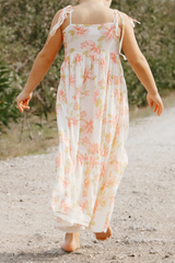 Mini Running Through Daisies Maxi Dress White
