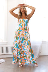 Vivid Skylines Maxi Dress Multi